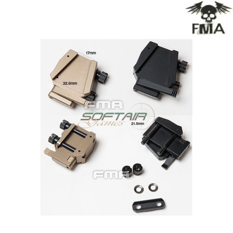 Wilcox style flip up mount dark earth fma (fma-tb1316-de)