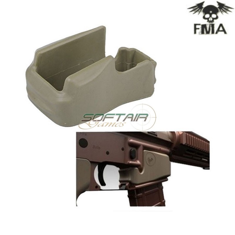 Magwell Nq Grip Tac Rubber Dark Earth Fma (tb56)