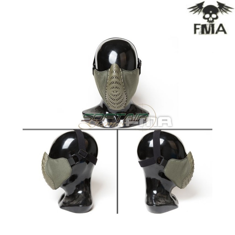 Half face mask foliage green fma (fma-tb1296-fg)
