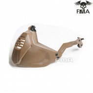 Half mask per elmetto fast dark earth fma (fma-tb1355-de)