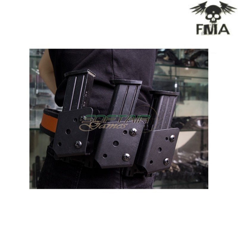 Ipsc open class competition tripla pistola black fma (fma-tb1331-bk)