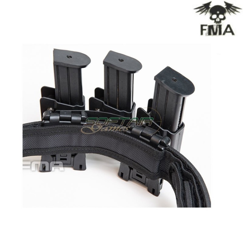 Ipsc open class competition tripla pistola black fma (fma-tb1331-bk)