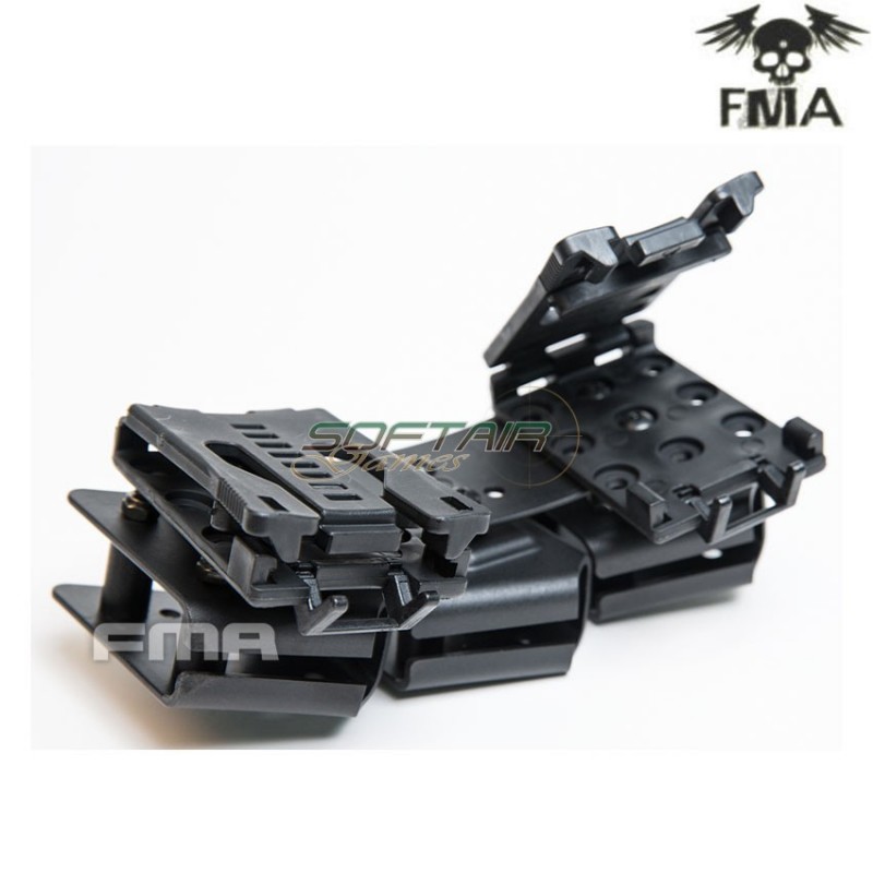 Ipsc open class competition tripla pistola black fma (fma-tb1331-bk)