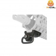 Hand stop black with sling ring QD metal® (me04008-bk)