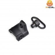 Hand stop black with sling ring QD metal® (me04008-bk)
