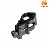 45° offset torcia/laser mount 1" black metal® (me04038-bk)