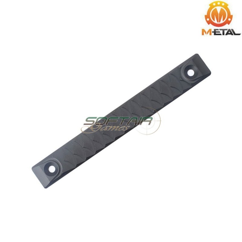 RS cnc rail cover type dr per LC & keymod long version black metal® (me08002-bk-dr)