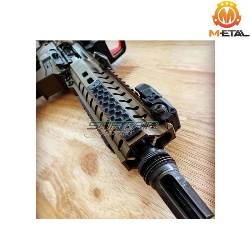 RS cnc rail cover type dr per LC & keymod long version black metal® (me08002-bk-dr)