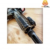 RS cnc rail cover type dr per LC & keymod long version black metal® (me08002-bk-dr)