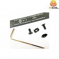 RS cnc rail cover type dr per LC & keymod long version black metal® (me08002-bk-dr)