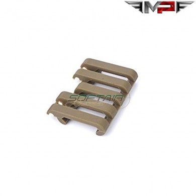 Rail cover 5-slot dark earth con wire loom mp (mp02007-de)