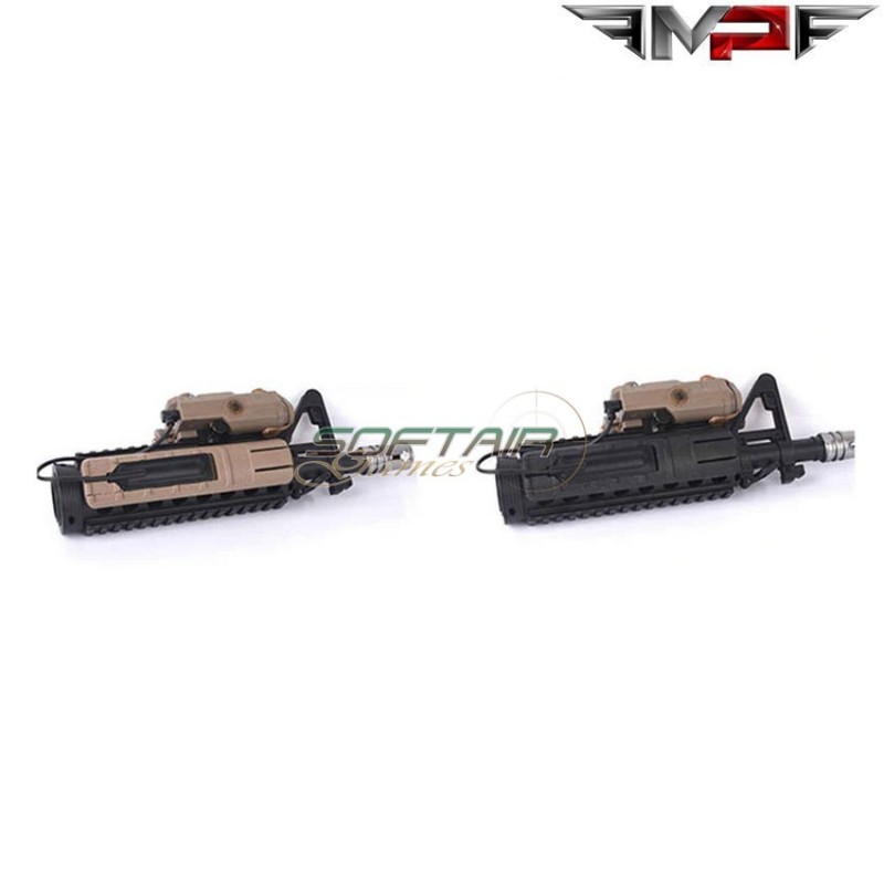 Battle grip rail cover black per remoto mp (mp02011-bk)