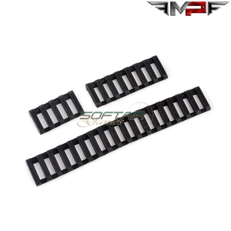 Ladder 18 slots rail covers set type 2 black mp (mp02060-bk)