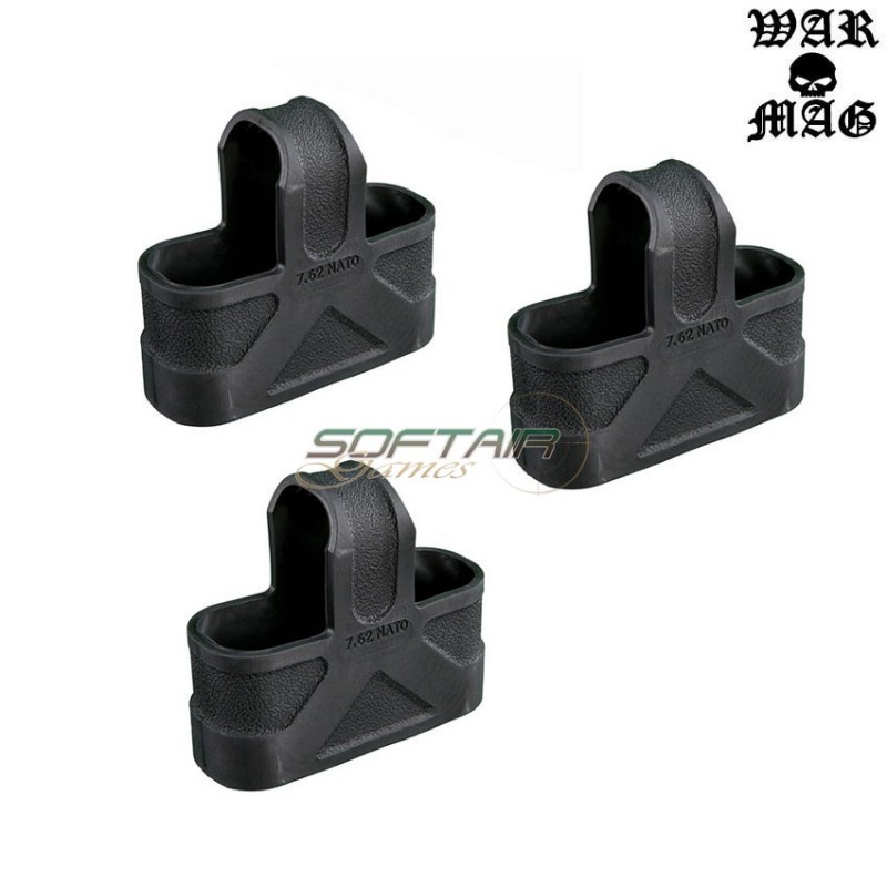 Set 3 Pieces Magazine Loop 7.62 Nato Black Warmag (wm-04010-bk-3)