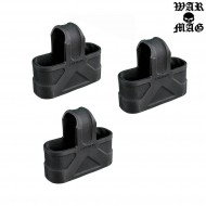 Set 3 Pieces Magazine Loop 7.62 Nato Black Warmag (wm-04010-bk-3)