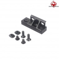 Mount black Keymod &  For Flashlight M300/m600 Night Evolution (ne08043-bk)