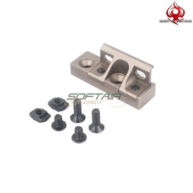 Slitta Mount dark earth Keymod & LC Per Torcie M300/m600 Night Evolution (ne08043-de)