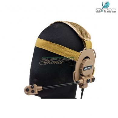 Cuffia Bowman Evo Iii dark earth con bright mic Z-tactical (z069-de)