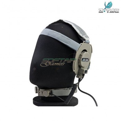 Cuffia Bowman Evo Iii foliage green with throat mic Z-tactical (z070-fg)