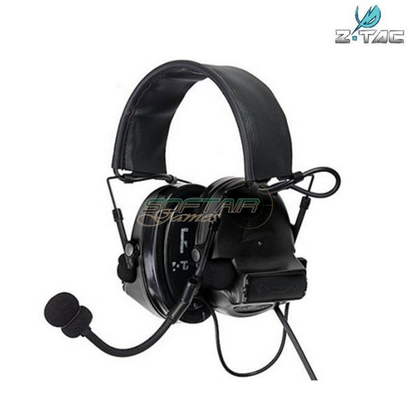 Cuffia/microfono 17 Version Comtac Ii black Z-tactical (z044-bk)