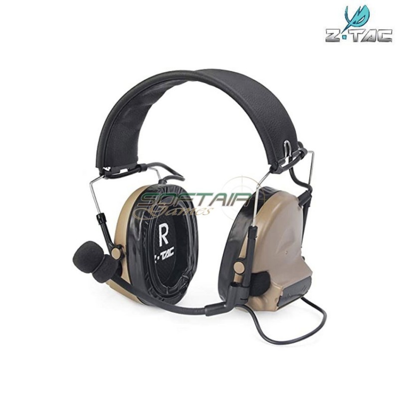 Headset/microphone 17 Version Comtac Ii dark earth Z-tactical (z044-de)