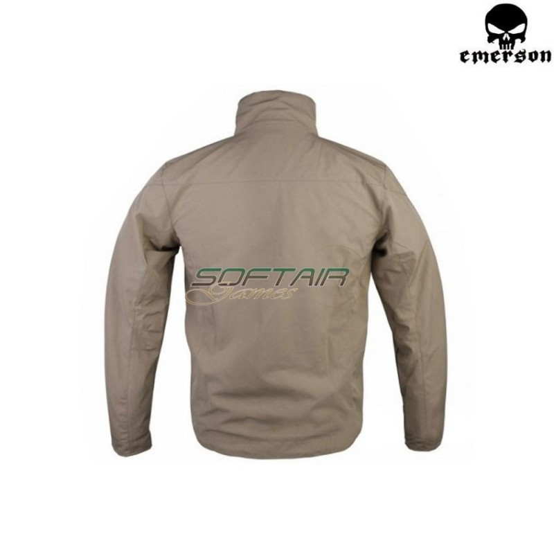 Softshell windbreaker jacket dark earth emerson (em6810d)