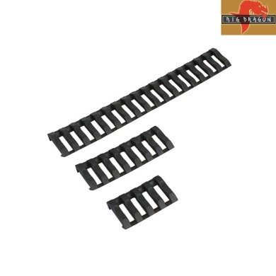 Set 3 Ladder Rail Cover Black Type A Big Dragon (bd4151)