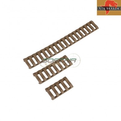 Set 3 Ladder Rail Cover dark earth Type A Big Dragon (bd4151a)
