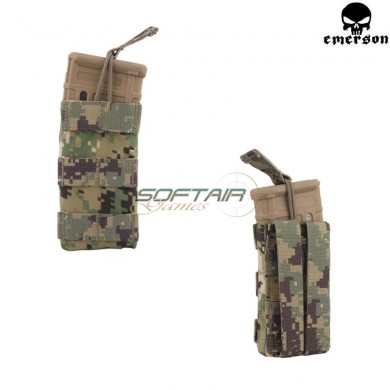 Single 5.56 Open Top Magazine Pouch Aor2 Emerson (em6353f)
