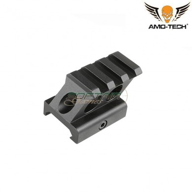 Rialzo mount 3 slot 1.40" black amo-tech® (amt-q077-bk)