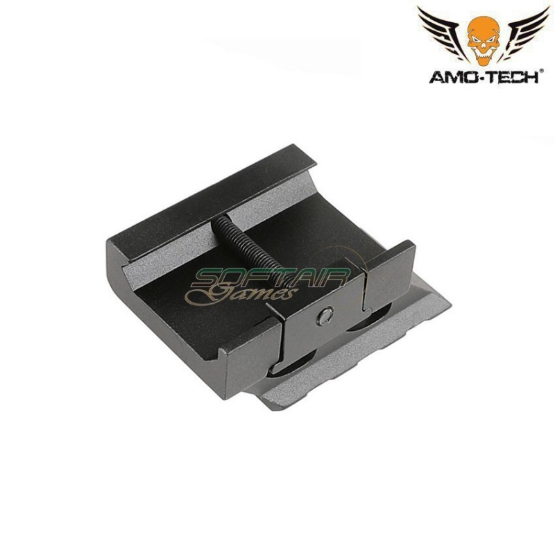 Riser mount 3 slots 1.40" black amo-tech® (amt-q077-bk)