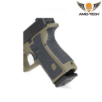 Non-slip Rubber Texture black Grip adesivo Cover per Glock amo-tech® (amt-as.p1-bk)
