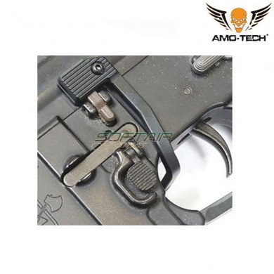 Bad Lever Style Ar15/m16 Bolt Catch Ambidextrous Black amo-tech® (amt-as.m108-bkwo)