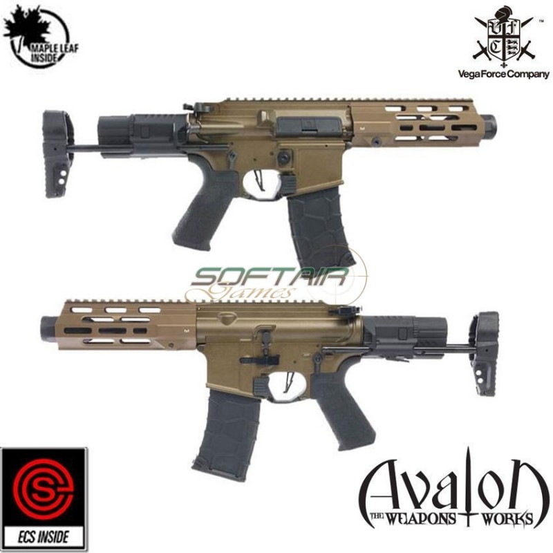 Electric rifle avalon calibur ii pdw fde vfc (av1-m4_si_xs-tn01)
