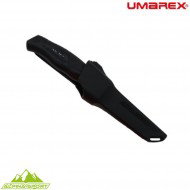 Ancho black fixed blade knife with hard case alpina sport umarex (um-5.0998.4-bk)