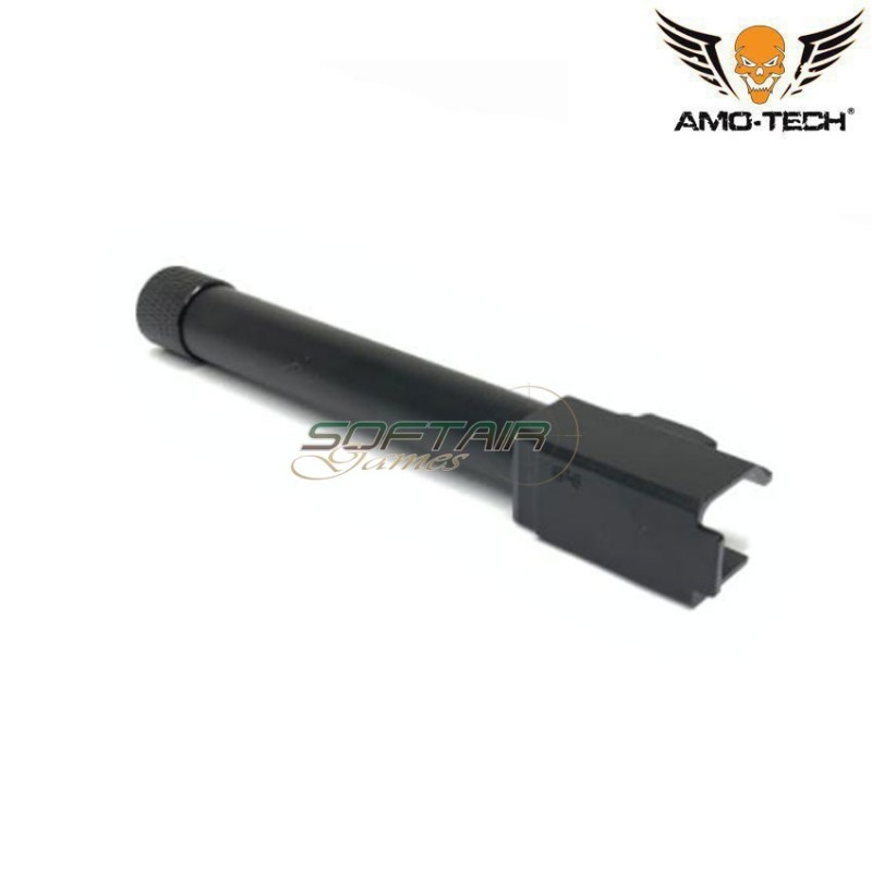 Outer barrel glock 17 black with 14mm ccw thread amo-tech® (amt-p018-bk)