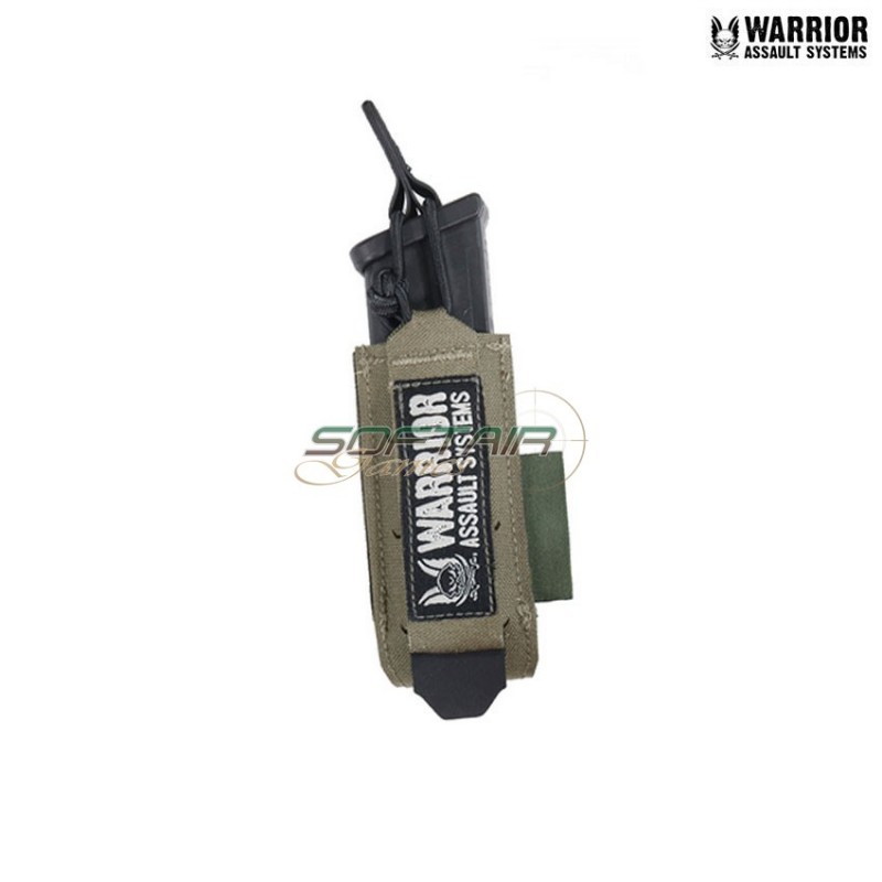 Laser cut single bungee pistol pouch ranger green Warrior Assault systems (w-lc-sbpp-rg)