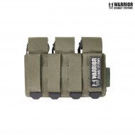 Laser cut triple 40mm Flash Bang pouch ranger green Warrior Assault Systems (w-lc-t40-fbp-rg)