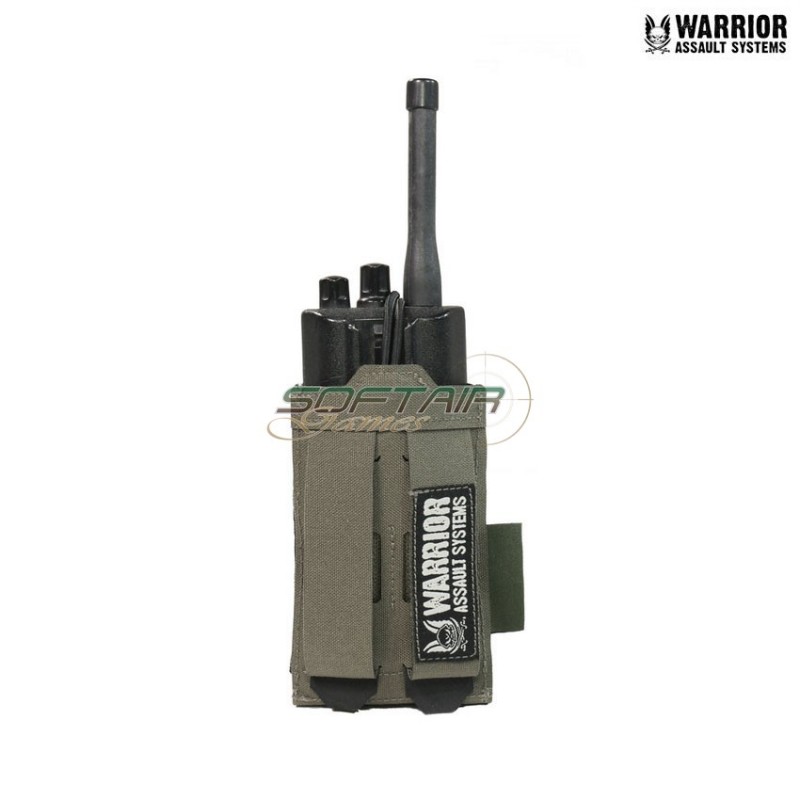 Laser cut adjustable radio pouch ranger green Warrior Assault Systems (w-lc-arp-rg)