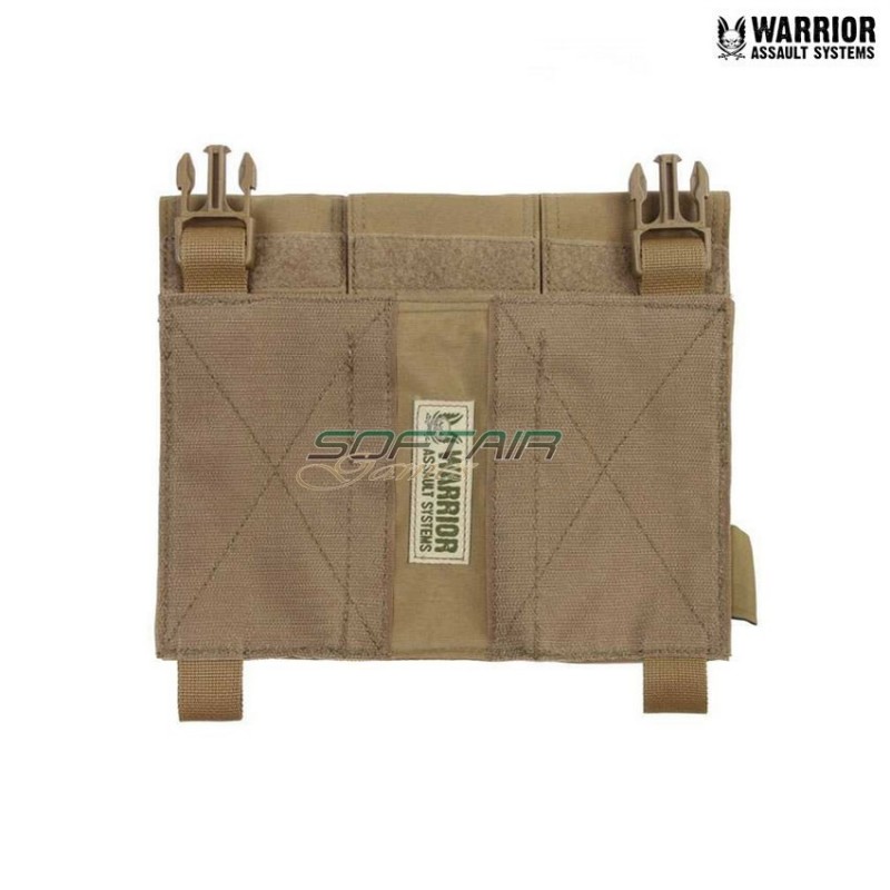 Tasca removibile tripla m4 covered coyote tan warrior assault systems (w-eo-dfp-tm4-ct)