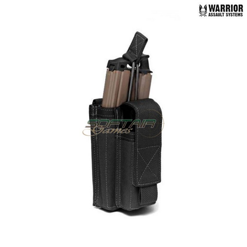 Tasca Open Singola 5.56mm & 9mm black Warrior Assault Systems (w-eo-smop-sp-blk)