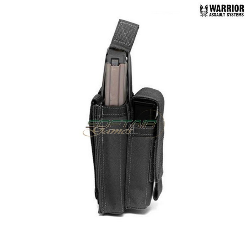 Tasca Open Singola 5.56mm & 9mm black Warrior Assault Systems (w-eo-smop-sp-blk)