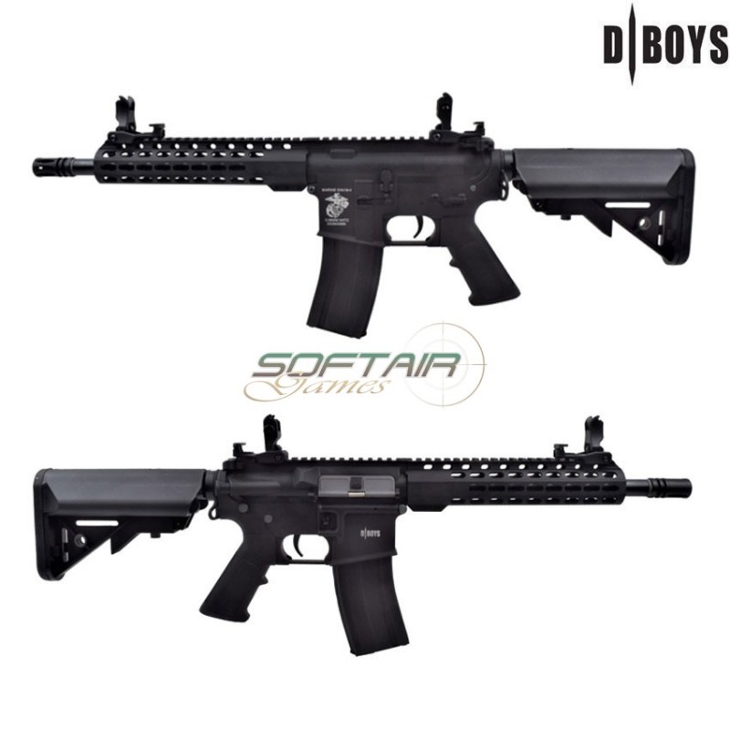 Fucile elettrico m4 keymod metal version black dboys (3381m)