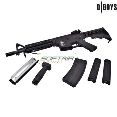Fucile elettrico m4 cqbr ris metal version black dboys (5781m)