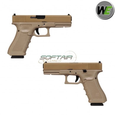 Gas pistol glock G17 Gen.4 MOS w/rmr tan blowback we (we-we00458-mos)
