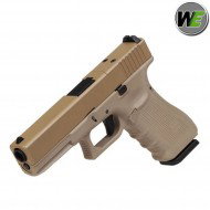 Gas pistol glock G17 Gen.4 MOS w/rmr tan blowback we (we-we00458-mos)
