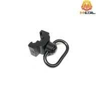 QD rail anello cinghia black Metal® (me04006-bk)