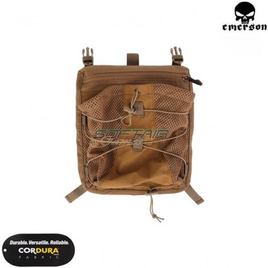 Bungee backpack coyote brown for vest 420 emerson (em9534cb)