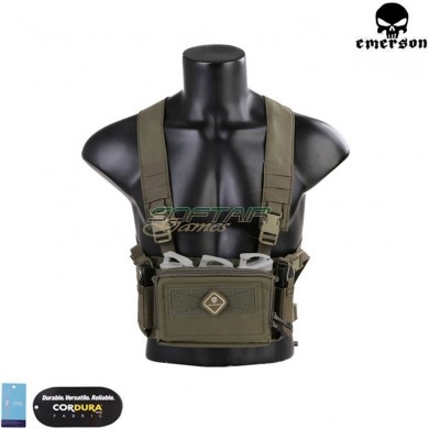 D3CR Micro chest rig ranger green emerson (em9557rg)