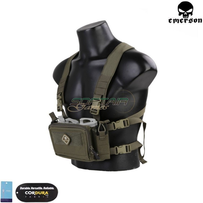 D3CR Micro chest rig ranger green emerson (em9557rg)